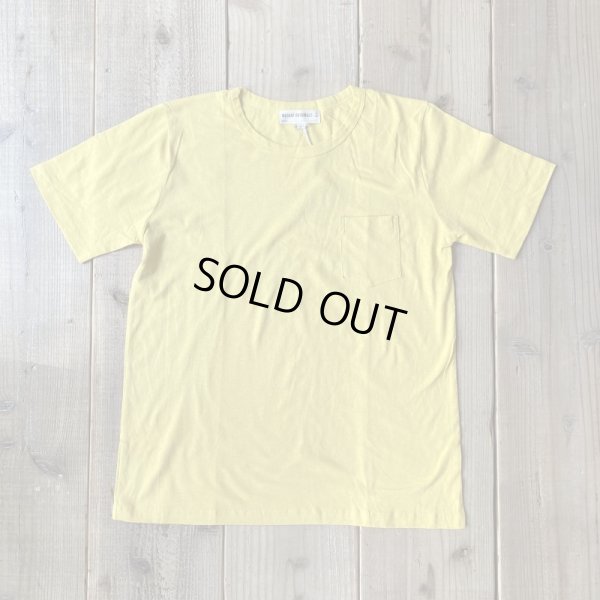 画像1: 【WASABI】POCKET TEE/YELLOW