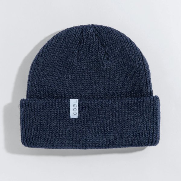 画像1: 【coal】The Frena Thick Knit Cuff Beanie/NAVY