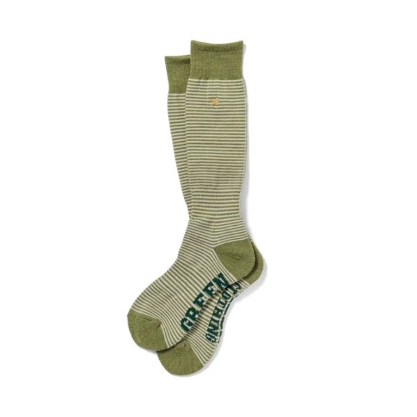 画像1: 24-25モデル【GREEN CLOTHING】MERINO SOCKS/OLIVE /M