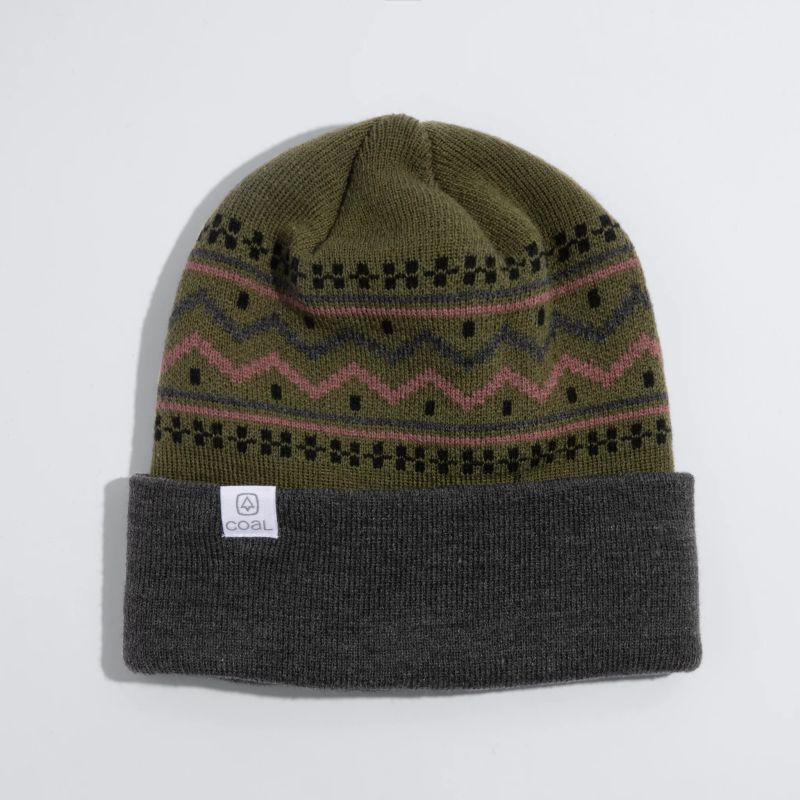 画像1: 【coal】The Fjord Nordic Beanie/OLIVE