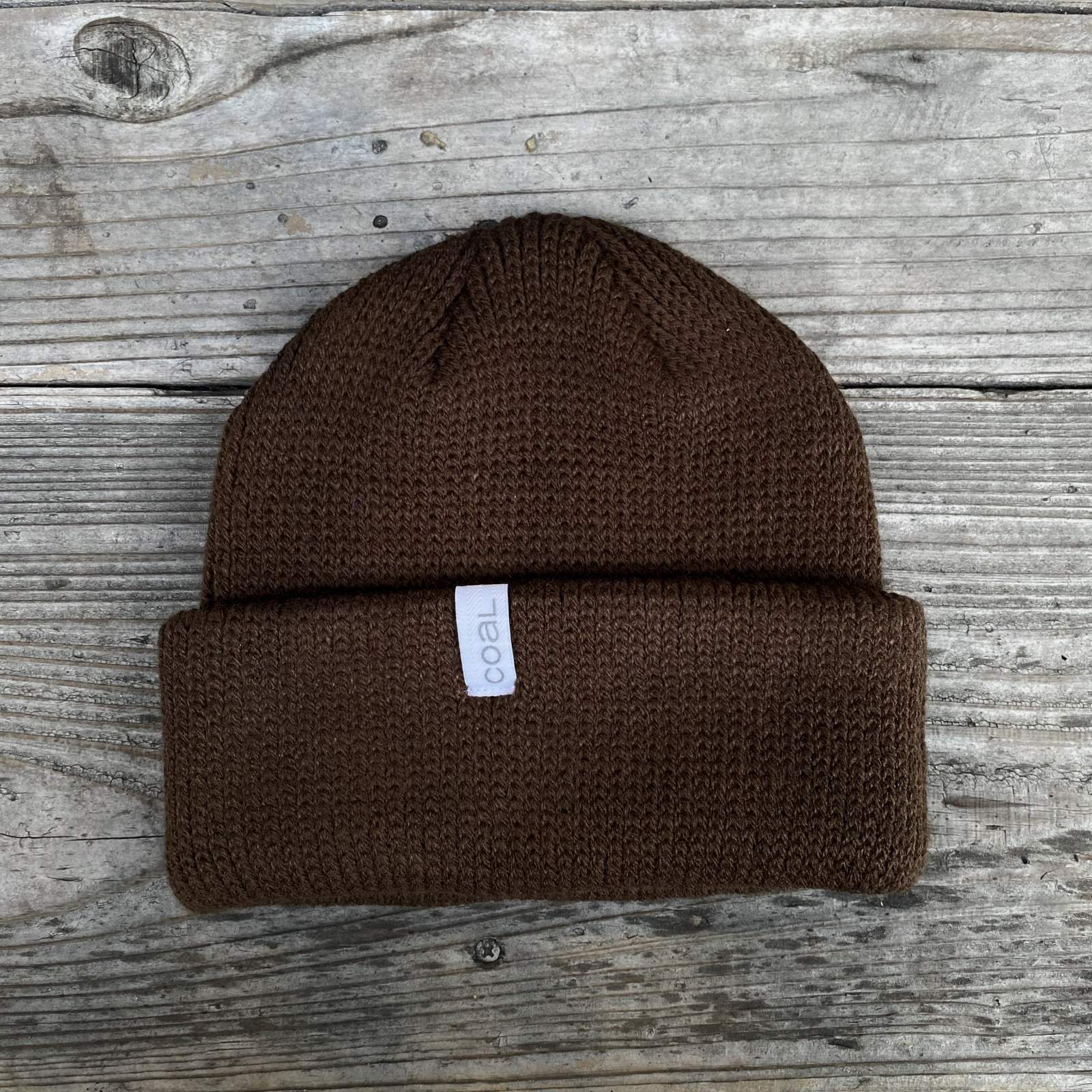 画像1: 【coal】The Frena Thick Knit Cuff Beanie/Brown