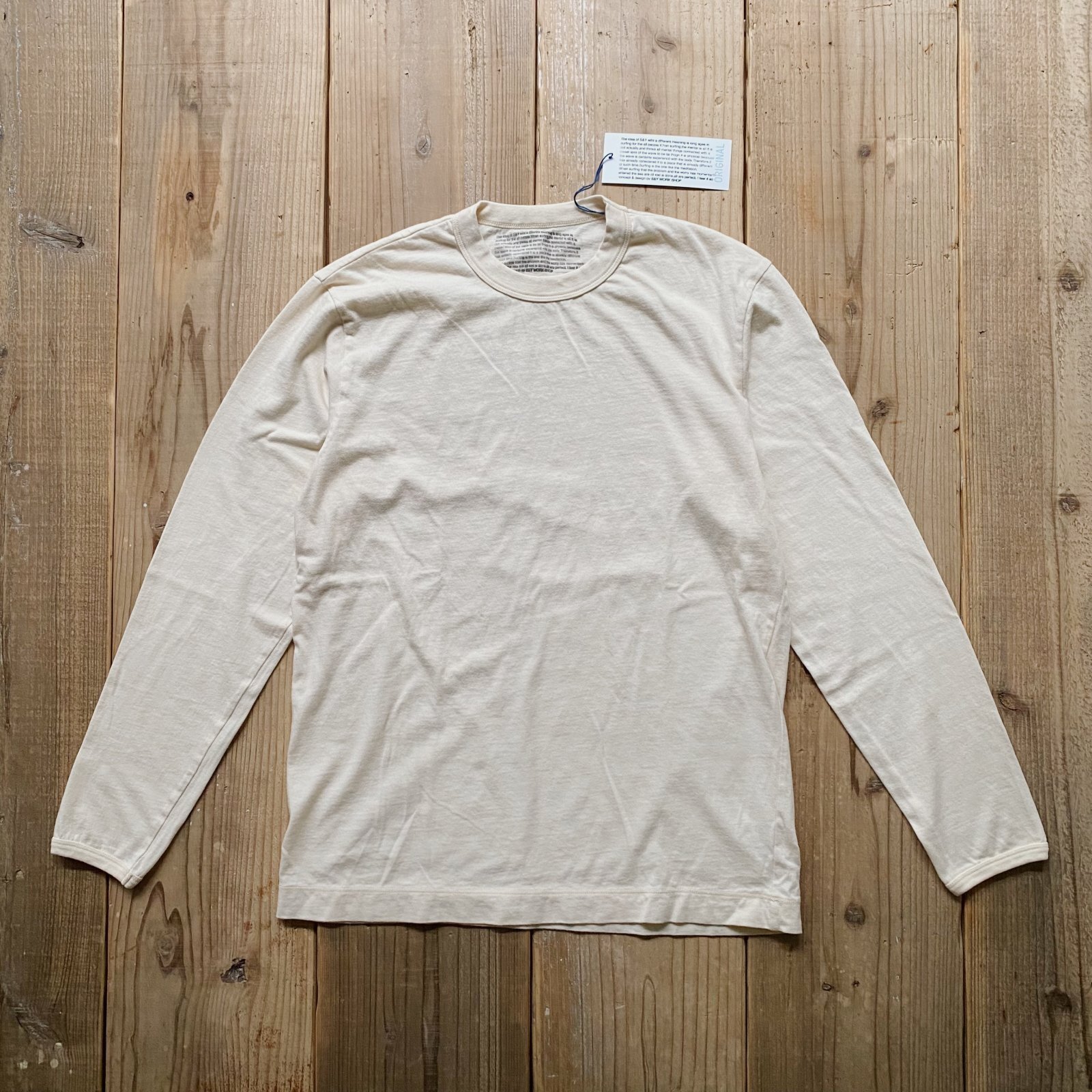 画像2: 【S&Y WORKSHOP】 Organic cotton100% " L / S T-Shirts"